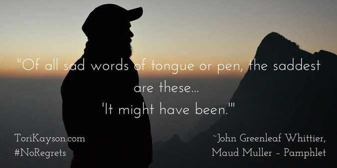 “Of all sad words of tongue or pen, the