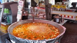 Fish Soup in Bergen, Norway