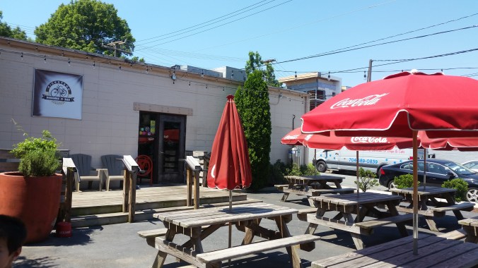 Excited about Eating Kickstand Burger Bar