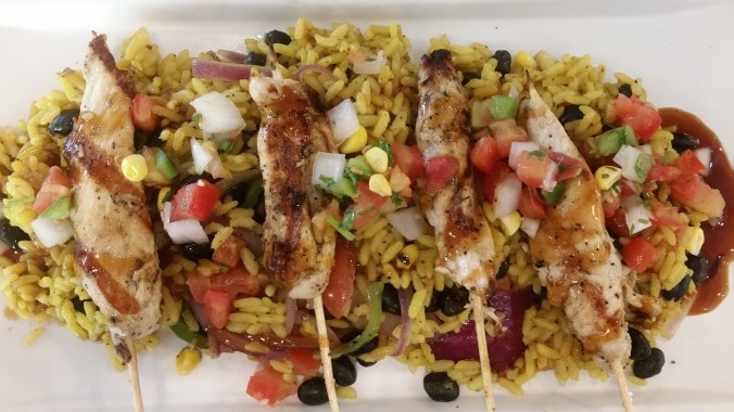 Chicken Satay Excited about Eating by Ernie Hiers