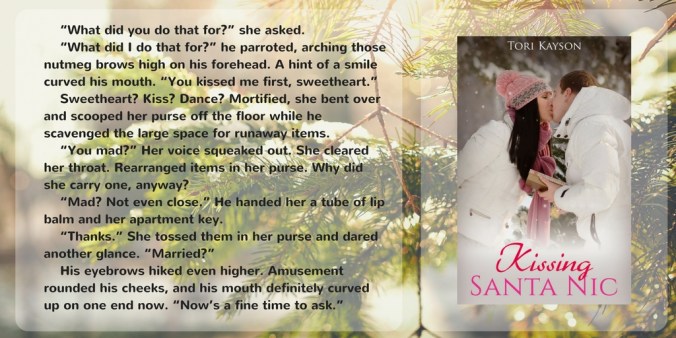 Kissing Santa Nic Tori Kayson