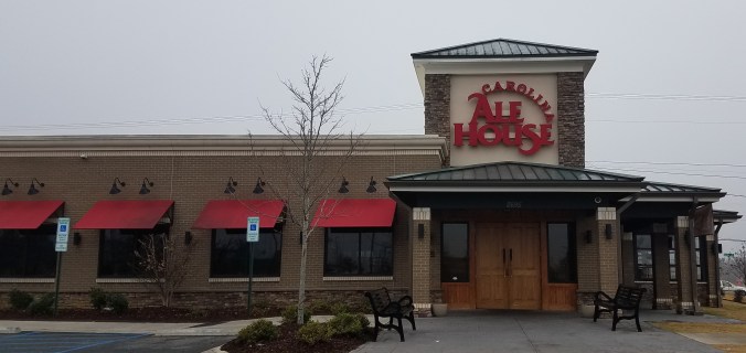 Carolina Ale House Excited about Eating Ernie & Dora Hiers