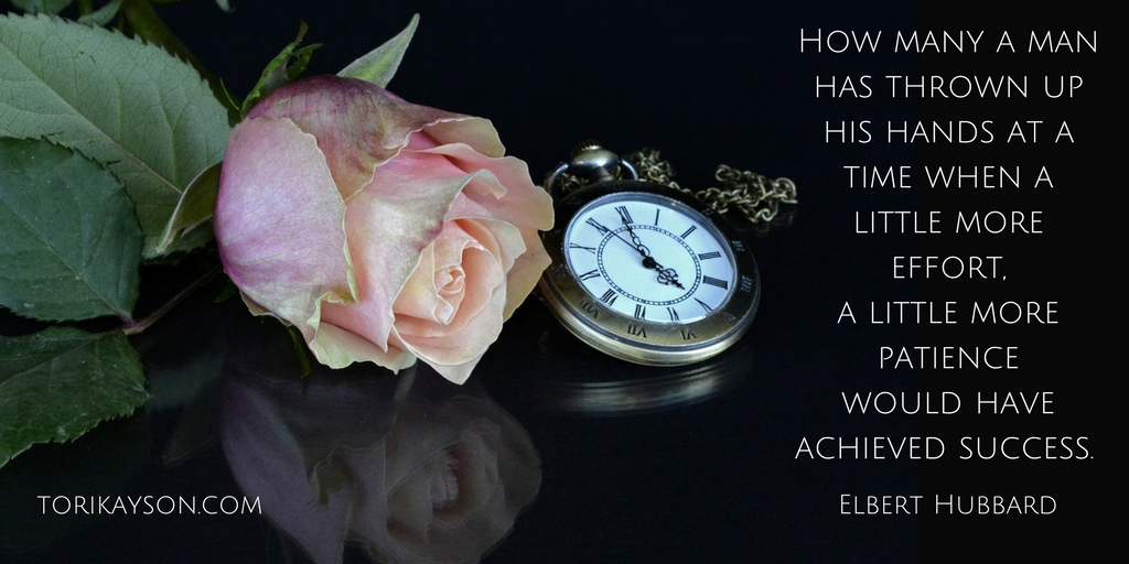 patience wait perseverance Fiction Faith & Foodies Dora Hiers