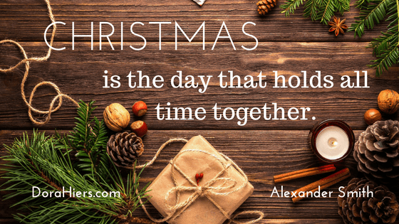 Christmas inspirational quote Fiction Faith & Foodies Dora Hiers