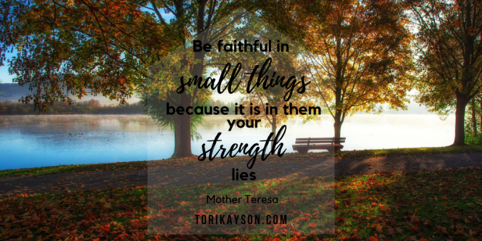 Tori Kayson Fiction Faith & Foodies faithful faithfulness strength inspiration