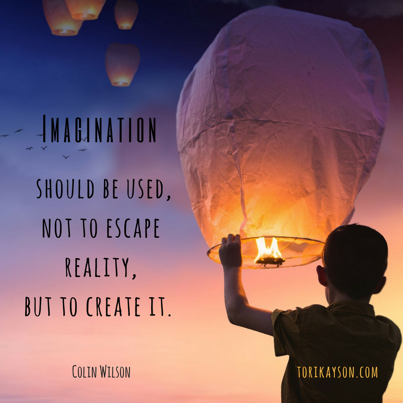 imagination, fiction faith & foodies, tori kayson