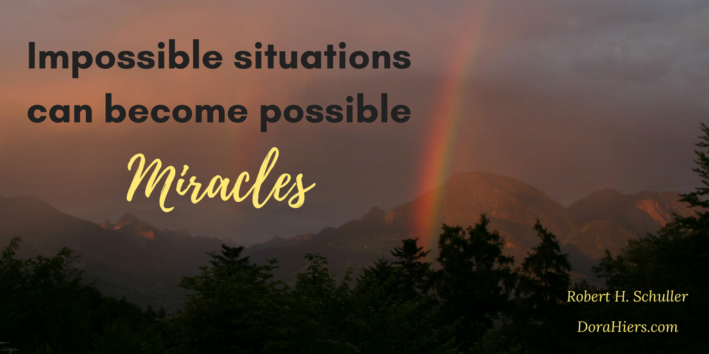 miracles, inspirational quotes, Dora Hiers, Fiction Faith & Foodies