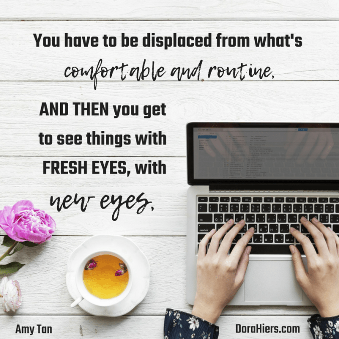 routine, Dora Hiers, inspirational quote