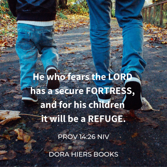 father and son, Dora Hiers books, Bible verse